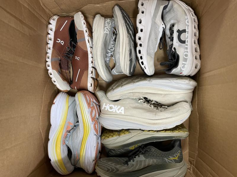 Lot 33 Pairs Of Top Brand Athletic Shoes (Hoka, Asics, ON, and More)