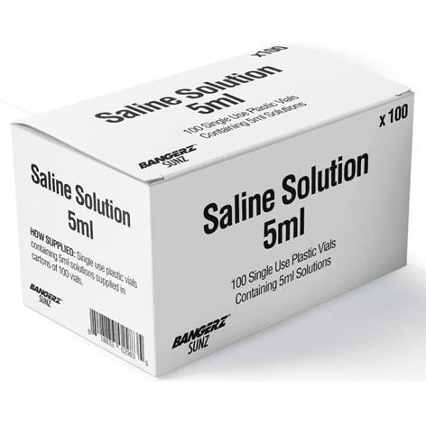 NEW - Parcel of Bangerz Sunz Bulk Saline Solution Single-Use Vials - MSRP $1,916