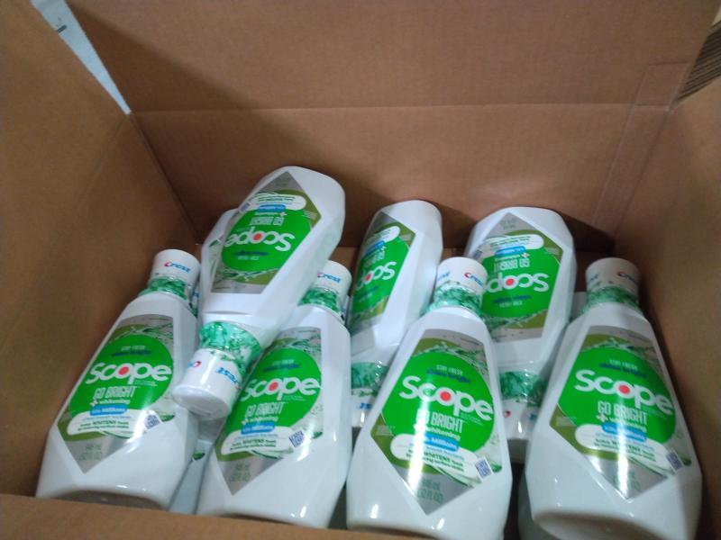 Health & Beauty - Crest Scope Glow Up Whitening Mouthwashes - MSRP $823