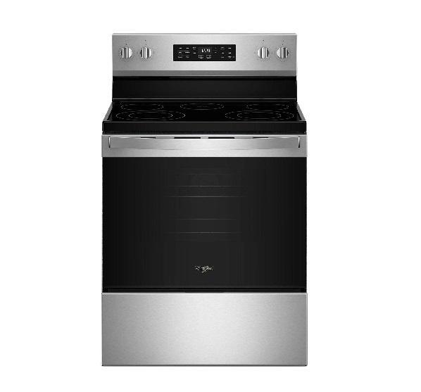 Whirlpool (Maytag) YWFES4530SZ 30" Electric Range with Air Cooking Technology and Steam Clean - MSRP $943