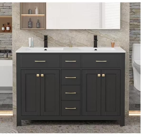 Kitchen & Bath - eclife Bathroom Vanity, American Standard, Dovelina, MUSTEE, LuxHomex, Hampton Bay - Est Retail $1,640