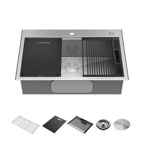 Delta 95A931-33S-SS Kitchen Sink - MSRP $669
