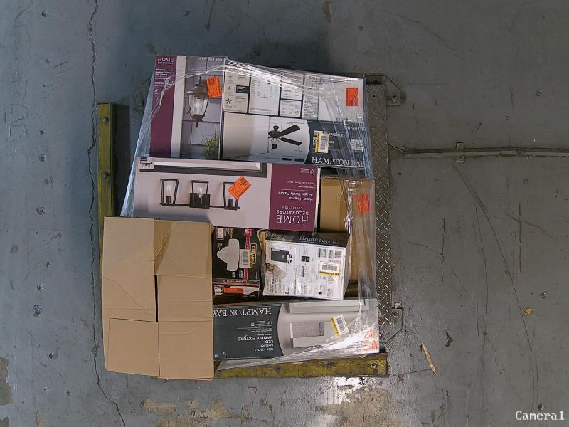 Lighting & Electrical - Hampton Bay Amaia 56in LED Ceiling Fan, Scenic 52in, Commercial Electric - Est Retail $3,433