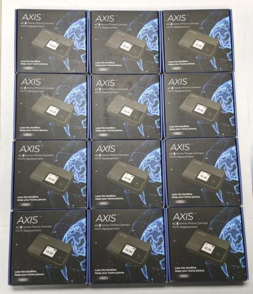 Axis Atel V810V 4G LTE Home Phone Connect, 17 Units, New, MSRP $2,380
