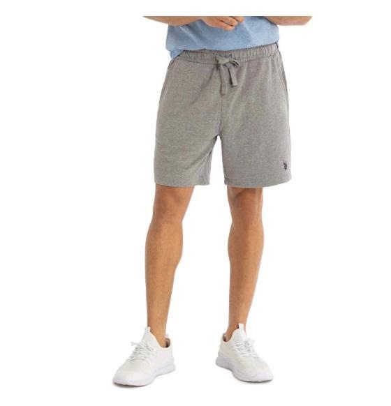 Package of U.S. Polo Assn. Men's Fleece Shorts 7" Inseam, Sizes XS-3XL - MSRP $784