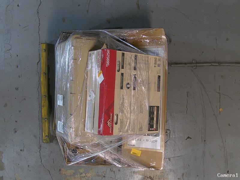 Allen+Roth 53inW Sedona Standing Flat Wall Electric Fireplace, Style Selections Camryn Brown Closet Tower - MSRP $1,740