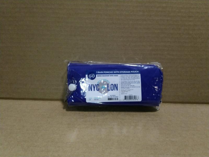 Bed Bath and Home - Gotta Go Reusable Rain Poncho with PVC Storage Pouch - MSRP $19,900