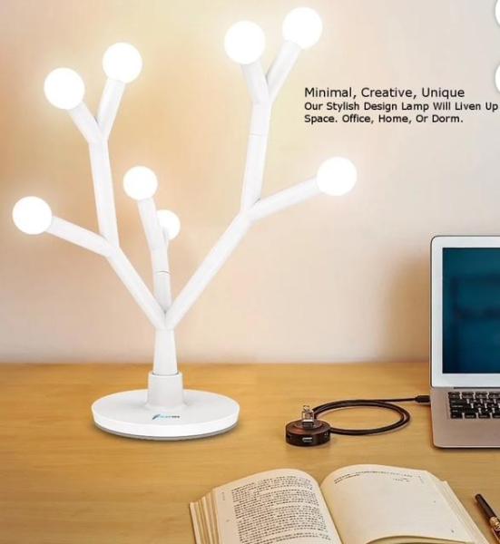 Fugetek LED Table Lamp Decorative Tree Branch, 750 Lumen