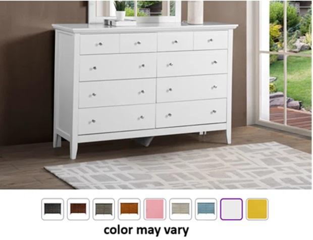 Furniture - Glory Furniture Hammond 8 Drawer Double Dresser, Wrought Studio Kaveri Convertible Sofa Bed - MSRP $2,498