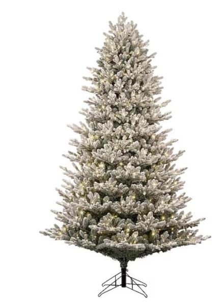 GE 7.5ft Flocked Montana Fir Pre-lit Artificial Tree, Metabo HPT 2in 16-Gauge Pneumatic Flooring Nailer - MSRP $2,299