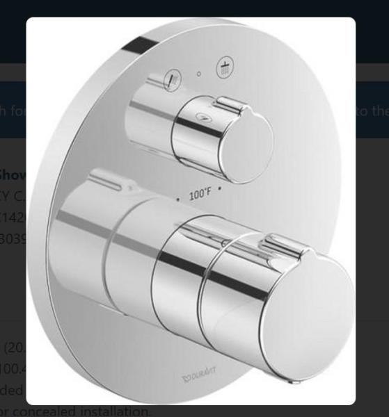 Shower Trims & More by Duravit, Watermark & Rohl - MSRP $3,098