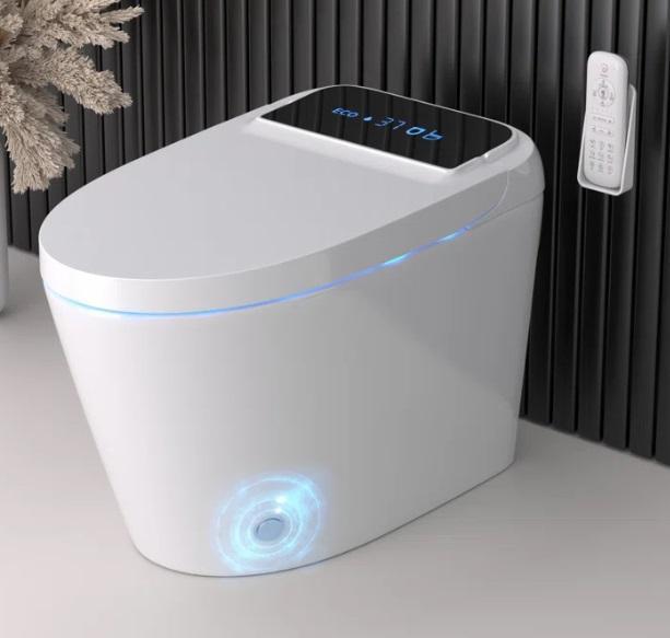 Housewares - BCAN Smart Toilet w/Tankless Bidet Wash, On Sale Modern LED Bed Frame, Tassio 5-Drawer Chest - MSRP $2,026
