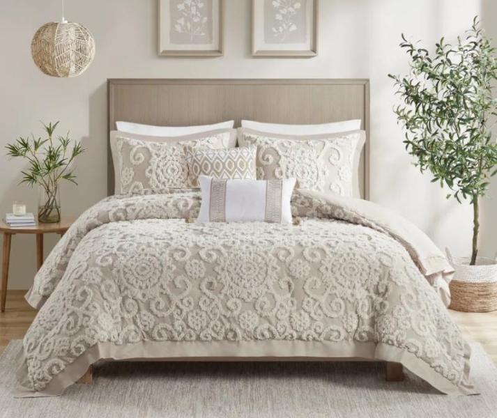 Furniture- Keele Pull Down Sink Faucet, Eriksay Low Profile Upholstered Platform Bed - MSRP $2,331