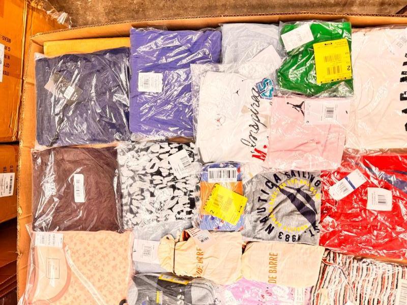 Bulk Lot of 350 Men's & Women's Mixed Apparel Clothing MSRP $5,786