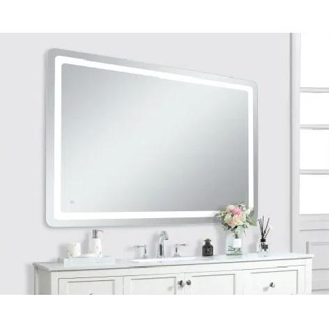 Elegant Lighting MRE34260 Frameless Bathroom Wall Mirror - MSRP $1,034