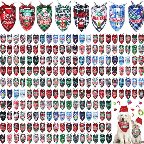 Pet Products- Preboun 200 Pcs Bandana, Magic Organ Cat Scratching Board, CNAOA Washable Pee Pads for Dogs - MSRP $4,963