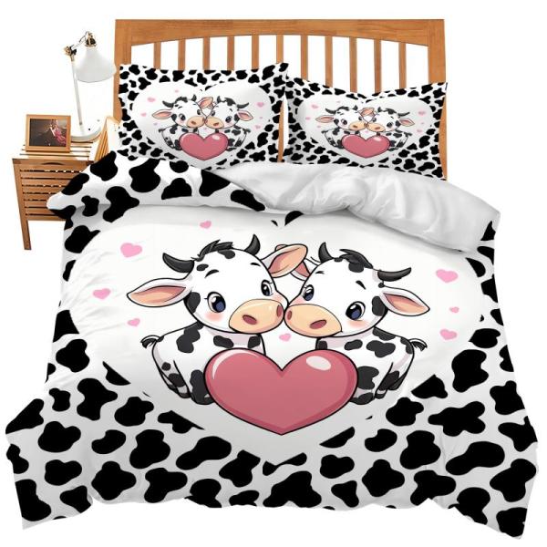 Home- Bedding Set Cows Theme, YoungsTex  Linen Semi Sheer Curtains, Cars Fleece Throw Blanket  - MSRP $28,496