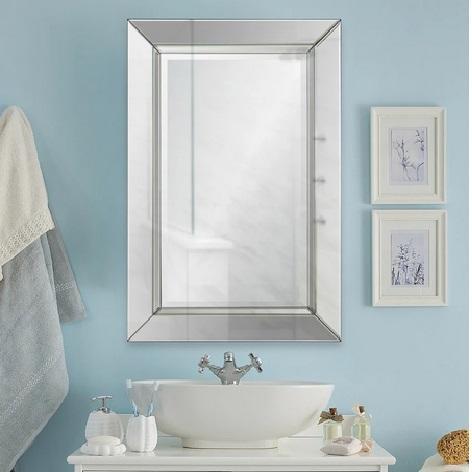 Ren Wil MT1286 Framed Bathroom Wall Mirror - MSRP $460