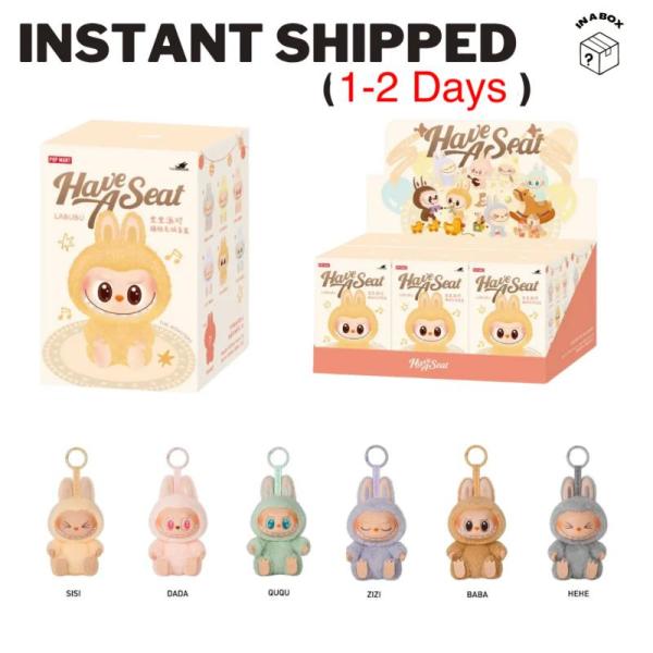 Labubu Have A Seat Plush Dolls Blind Boxes with Counter Displays