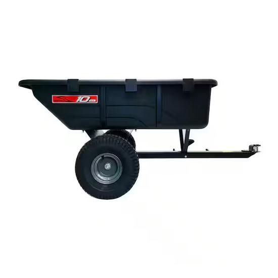 Tools & Hardware - Brinly-Hardy Poly Cart, Husky Tool Chest, Husky Overhead Ceiling Rack - Est Retail $1,183- 2plts