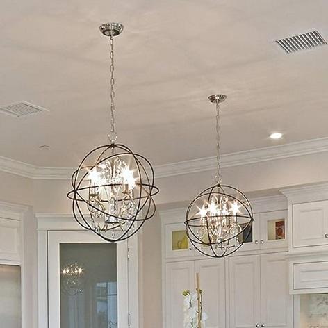 Willa Arlo Interiors Alden 3-Light Unique/Statement Globe Pendant - MSRP $269
