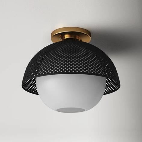 AllModern Bacco 1-Light 14.25" Flush Mount - MSRP $415