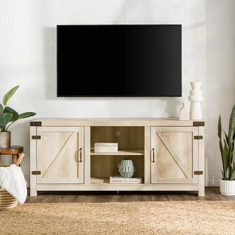 Gracie Oaks Neelon 58" 2-Door TV Stand for TVs up to 65" - MSRP $449
