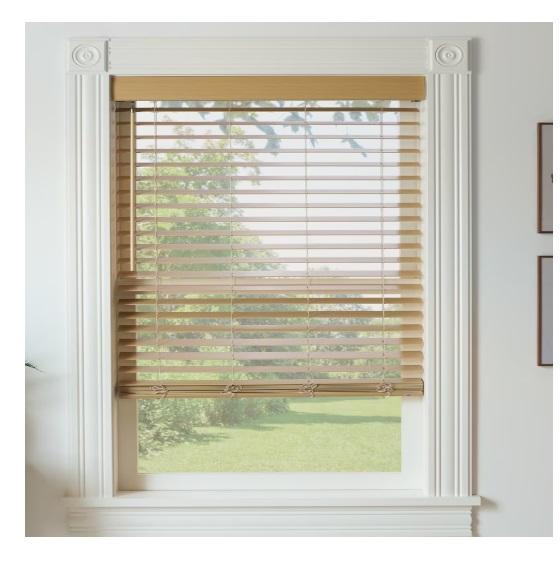 Doors & Windows - Bali 2in Cordless Faux Blind, Veneta, WINSOON, Hampton Bay, Ply Gem, Boyel Living - Est Retail $1,209