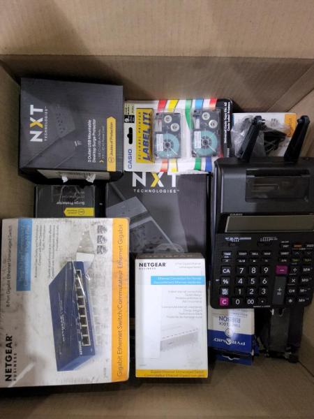 Electronics - Pyramid 3700 HD Time Recorder Document Stamp, Casio HR-200RC Compact Printing Calculator - MSRP $967