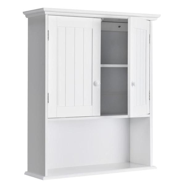 Home- Tangkula Wall Mount Bathroom Cabinet, LKY ART Wall Art, Slumber Castle Rotating Shoe Rack - MSRP $9,456