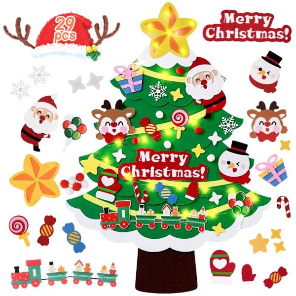 Home- TOBEHIGHER DIY Felt Christmas Tree, Diamond Painting Advent Calendar, BGment Short Room Darkening - MSRP $40,045