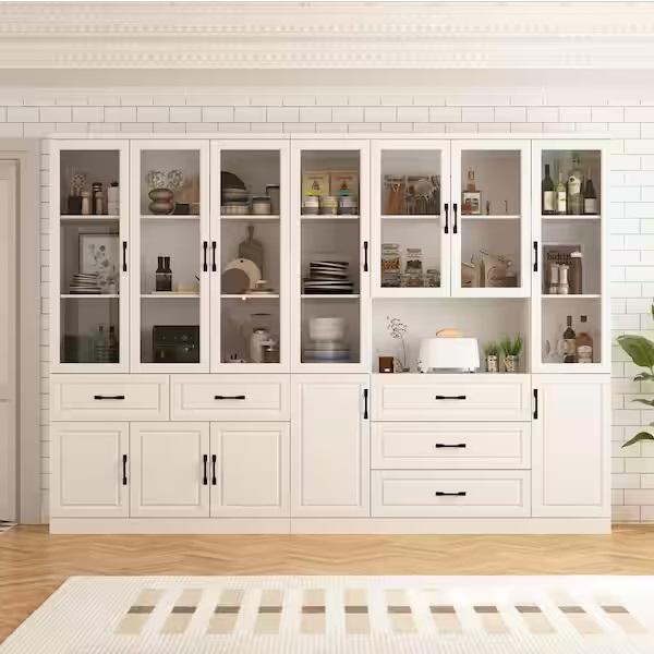 Home Decor - Wood Standard Bookcase, Kelly Brown TV Stand, Sideboard Buffet Cabinet - Est Retail $2,243- 1 plt