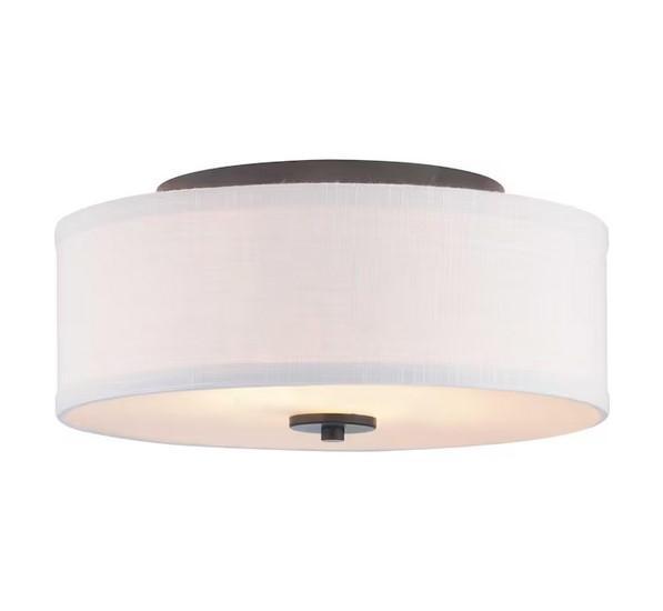 Lighting & Electrical - Progress Inspire Collection Drum Flush Mount Ceiling Light - Est Retail $2,316- 1 plt