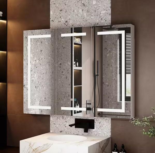 Plumbing- FUFU&GAGA Anti-Fog Medicine Cabinet, HOMEMYSTIQUE, Hampton Bay, Croydex, NDS, Glacier Bay - Est Retail $1,972