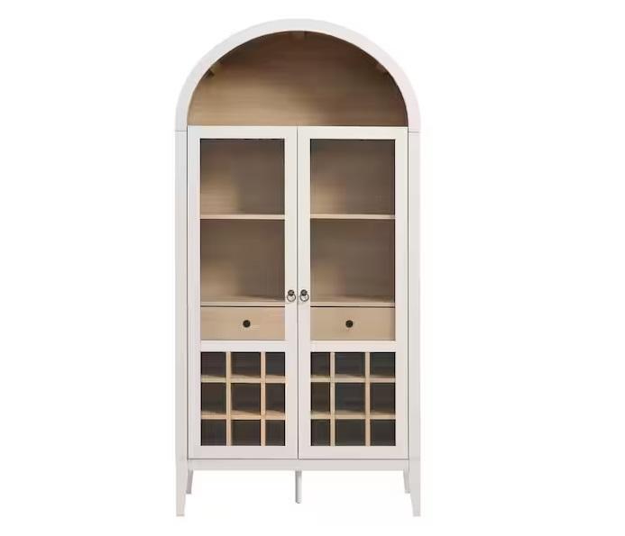 Home Decor - MODWAY Cabinet, Steve Silver Table,  Bestier White Chair - Est Retail $2,131- 1 plt