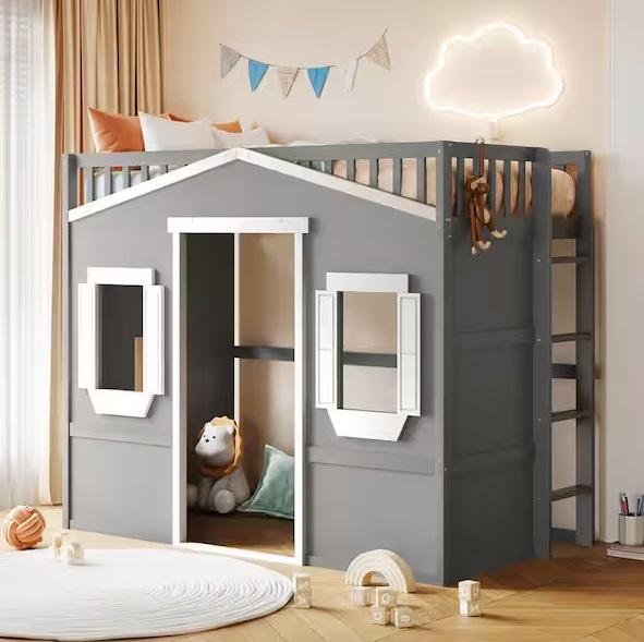 Home Decor - Harper & Bright Designs Bed, MODWAY Stools, LAOTIES Set of Chairs- Est Retail $2,507- 1 plt