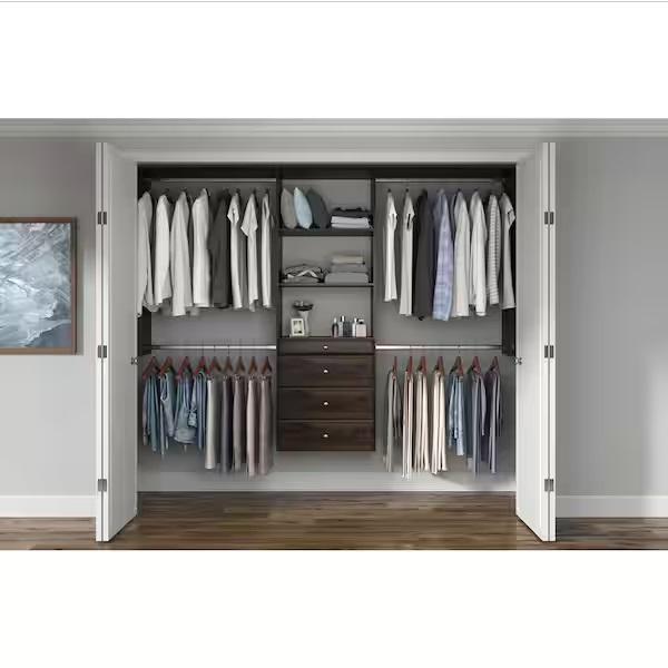 Flooring & Rugs - Wood Closet Systems, Area Rugs, Wood Closet Tower, Wood Vertical Panels - Est Retail $2,725- 1 plt