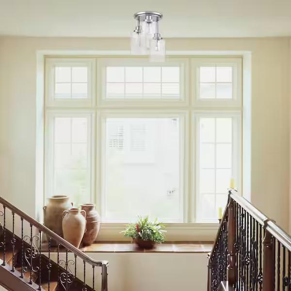 Lighting & Electrical - Globe Electric Semi-Flush Mounts, Leviton Metering Accessory - Est Retail $1,298- 1 plt