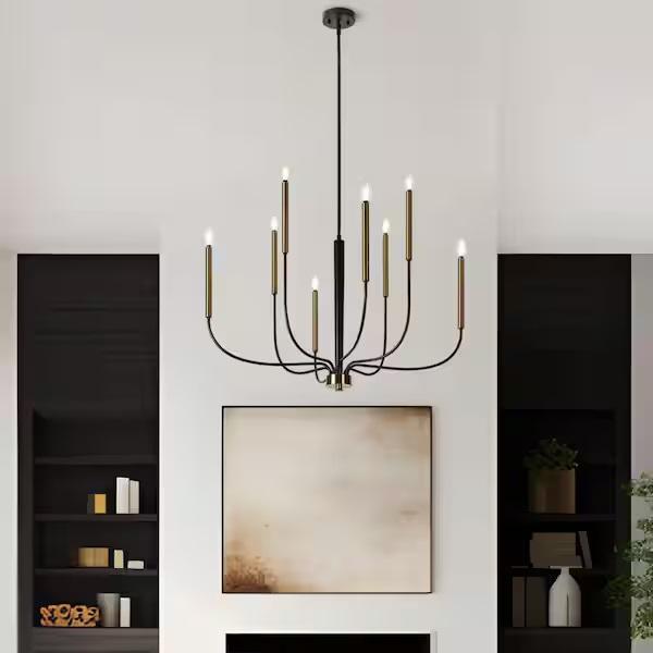 Lighting & Electrical - LNC Chandelier, Homeplace Lighting Pendant, HDC Ceiling Fan - Est Retail $3,853- 1 plt
