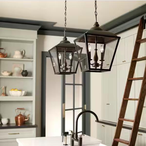 Lighting & Electrical - Kichler Lantern Foyer Pendants, Alora Mood Pendant, Lantern Sconce - Est Retail $5,083- 1 plt