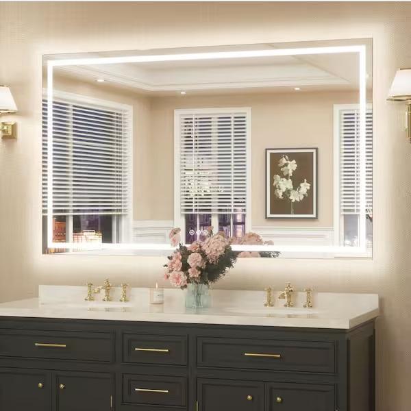Plumbing - Bathroom Vanity Mirrors, Vevor Shower Panel System, Bathroom Medicine Cabinet - Est Retail $1,520- 1 plt