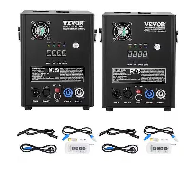 Lighting & Electrical - VEVOR Cold Spark Firework Machine, Kichler, GE, Commercial Electric, HINNIXY -Est Retail $5,064