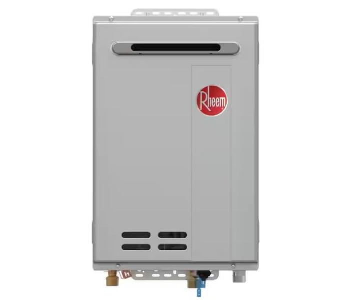 Plumbing- Rheem Tankless Heater, Glacier Bay Medicine Cabinets - Est Retail $6,443- 1plt