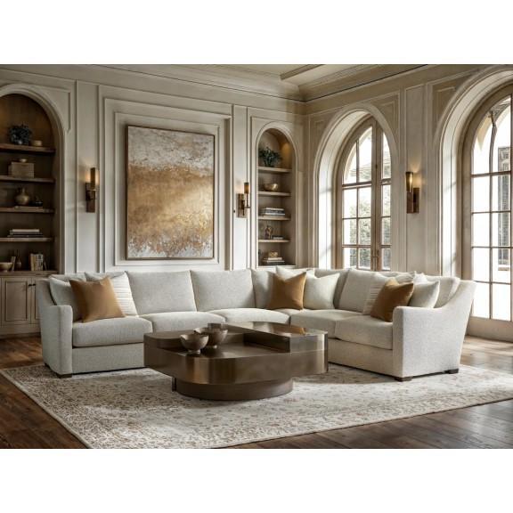 Truckload - Furniture - Bernhardt Sectional, Mcguigan 5 Drawer Chest, Ansumana Leather Armchair - MSRP $38,211