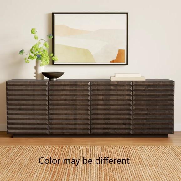 Truckload - Furniture - Pierce Eilette TV Stand, Rosalie Dresser, Bryani Leather Sofa - MSRP $51,002