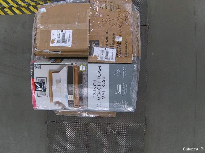 General Merchandise- SONGMICS Jewelry Organizer, Novilla Twin Mattress, Sweetcrispy L Shaped Computer Desk - MSRP $736