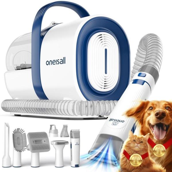 Pet Products- oneisall Dog Grooming Vacuum with Clipper Nail Grinde, Muttsky Booster Seat for Small Dog - MSRP $3,871