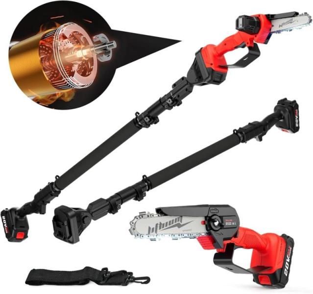 Lawn & Garden - Dolibest 45'' Stand-Up Weeder Puller Tool, MGYM Cordless Pole Saw - MSRP $1,527