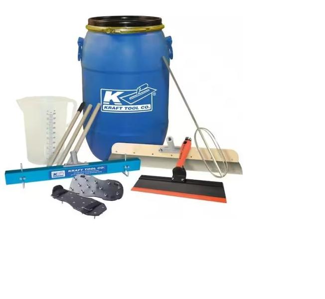 Flooring & Rugs - Kraft Tool Co. 7pc Self-Leveling Tool Kit, Ivy Hill Tile, Beverly Rug - Est Retail $1,236- 2plts