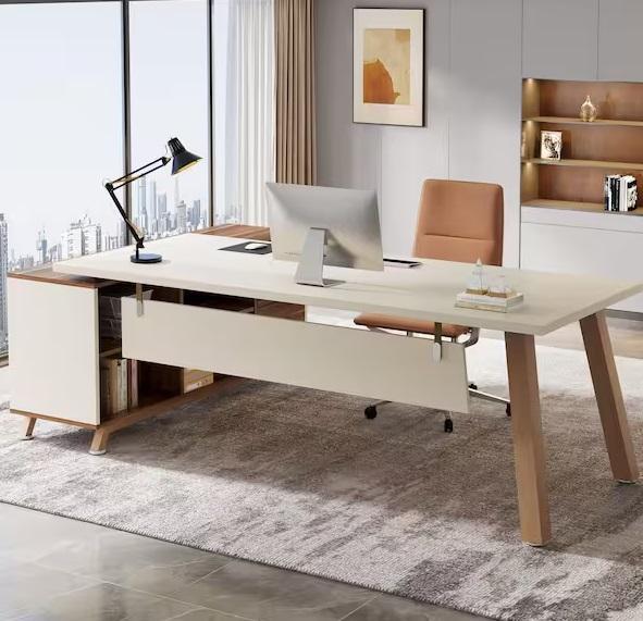 Home Decor - BYBLIGHT Desk, Lirago Cabinet, SIMPLE RELAX Chair Set - Est Retail $2,040- 1plt